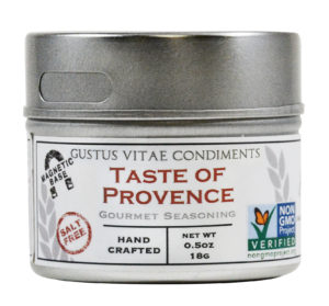 Gustus Vitae Condiments Taste of Provence Gourmet Seasoning.