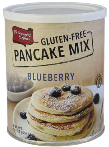 PS Seasoning & Spices Gluten Free Blueberry Pancake Mix.