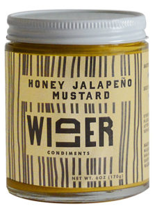 Wilder Condiments HoneyJalapeño Mustard jar.